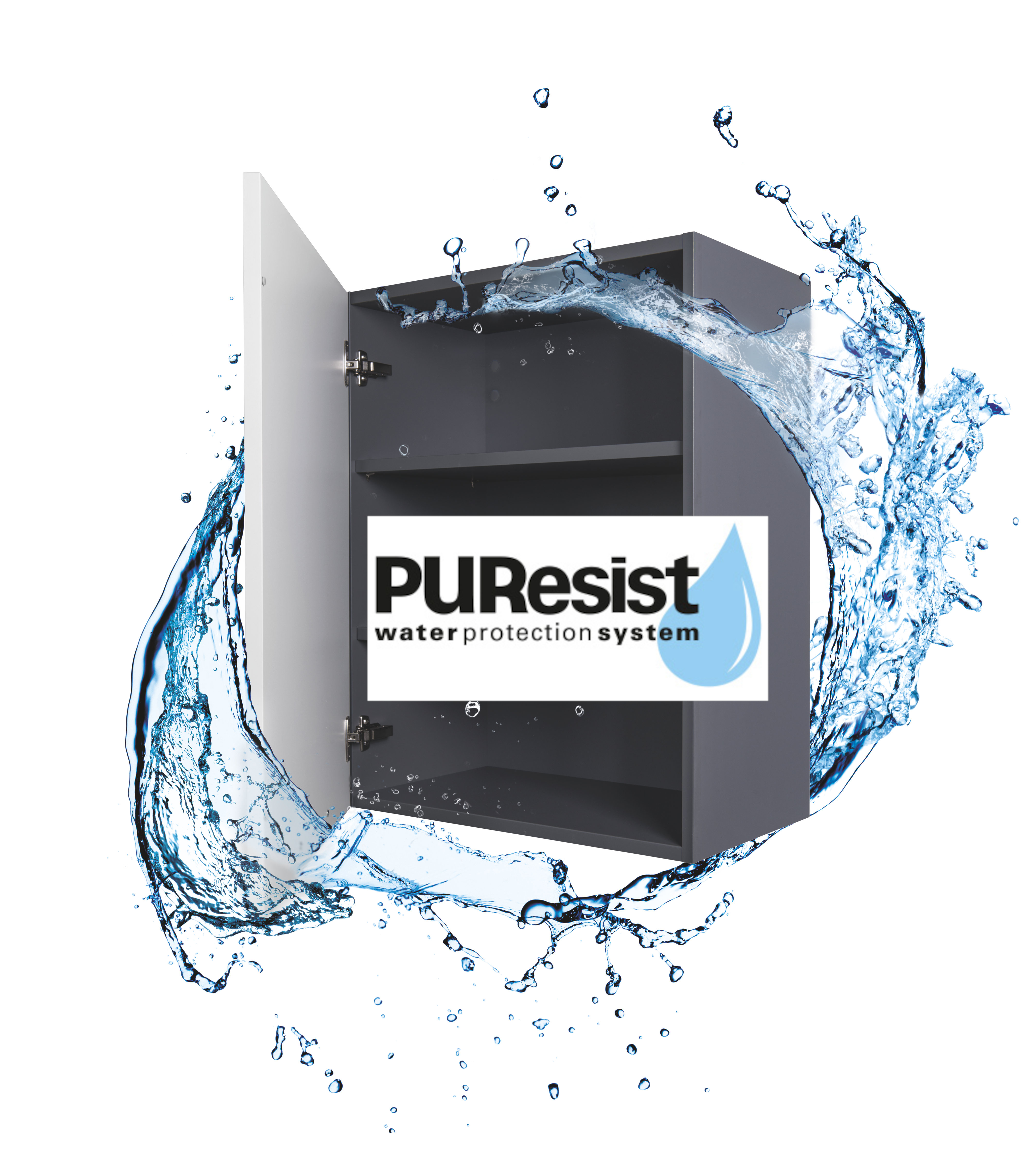 Häcker wasserbeständige Kantenverleimung PUResist